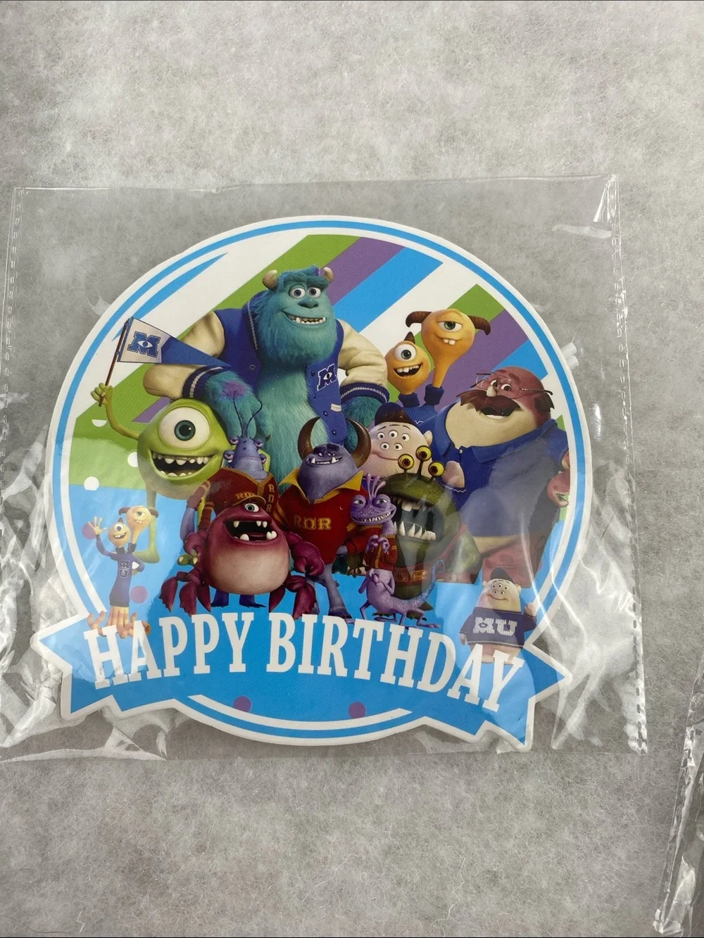 Monsters inc Birthday Banner Party Kit - Blue & Green